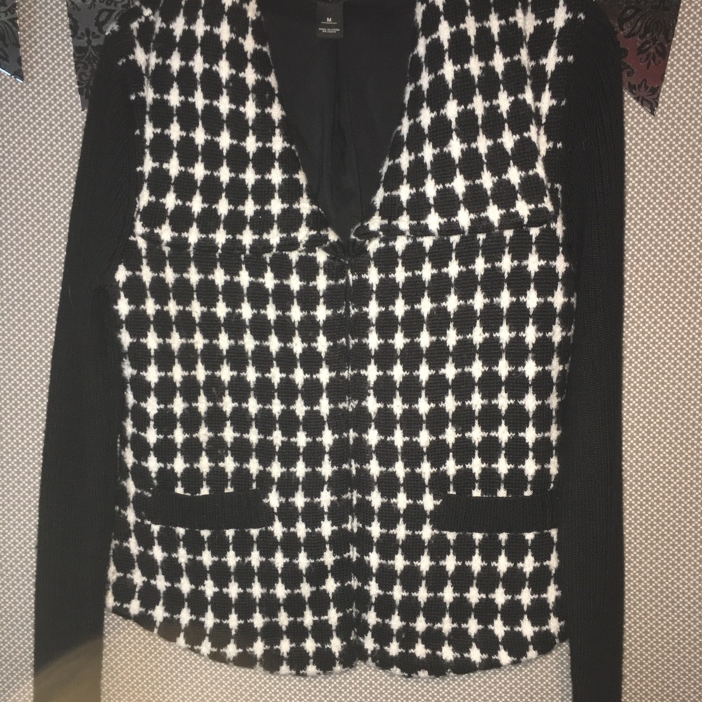 White House Black Market Houndstooth Cardigan